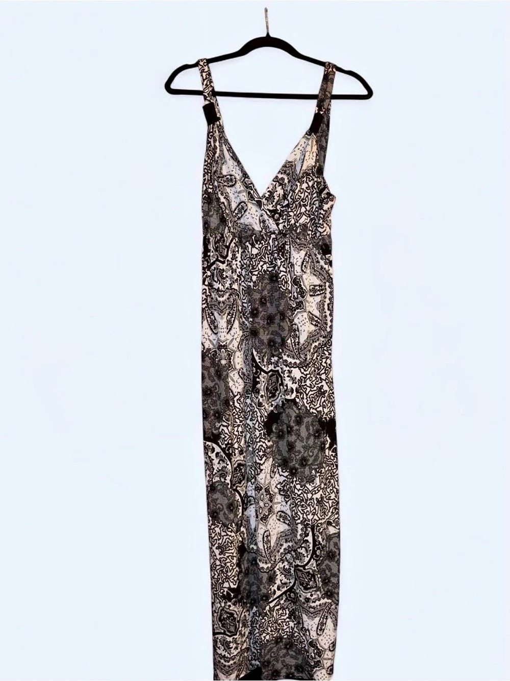 AB Studio Maxi Dress in Black & White